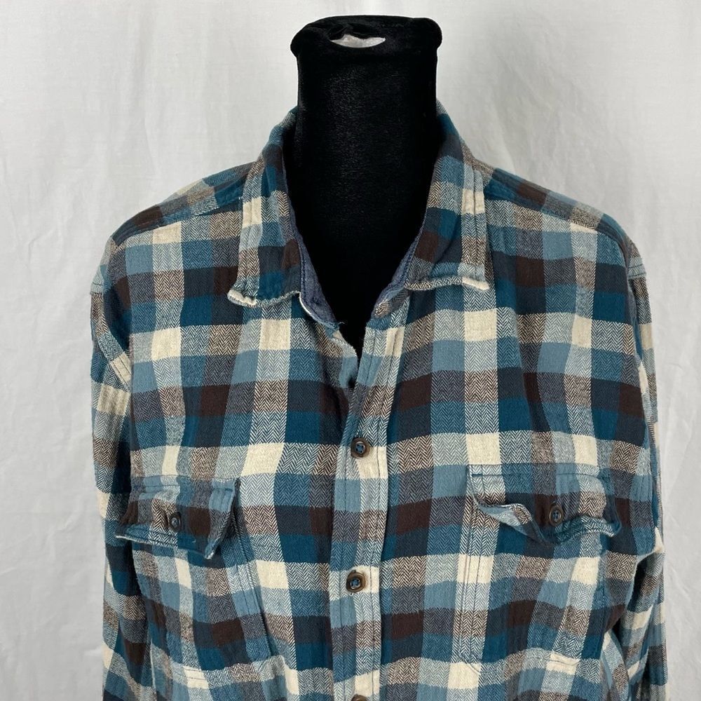 WoolRich Cotton Plaid Long Sleeve Button Up - Wom… - image 2